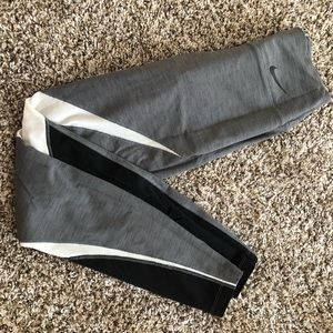 Nike grey/white/black leggings